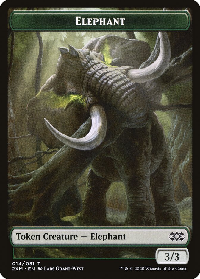 Elephant Token [Double Masters Tokens] | Exor Games Truro