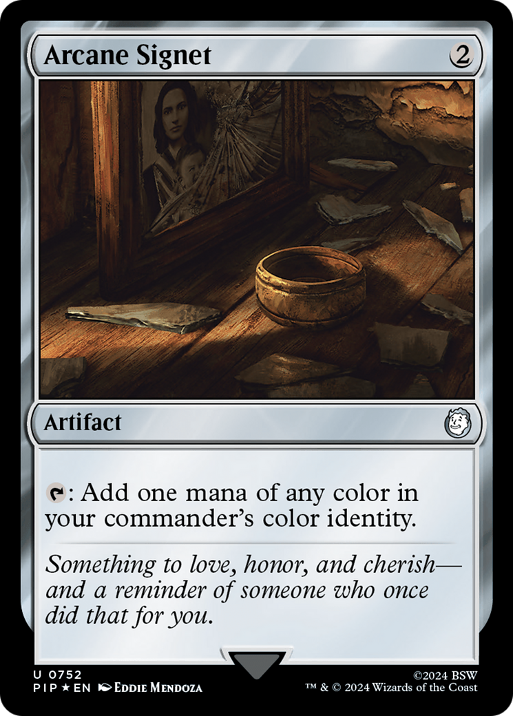 Arcane Signet (Surge Foil) [Fallout] | Exor Games Truro