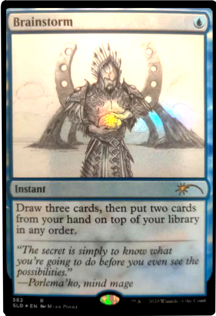 Brainstorm (Sketch) [Secret Lair Drop Promos] | Exor Games Truro