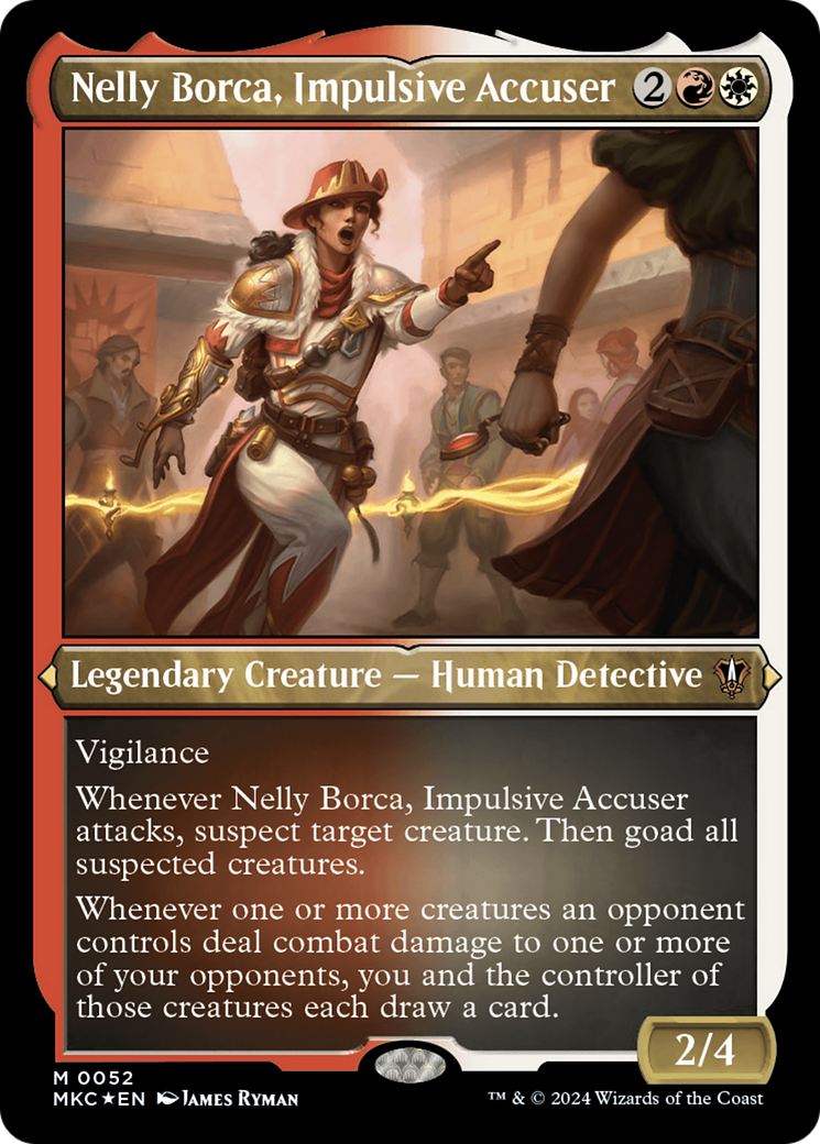 Nelly Borca, Impulsive Accuser (Display Commander) [Murders at Karlov Manor Commander] | Exor Games Truro