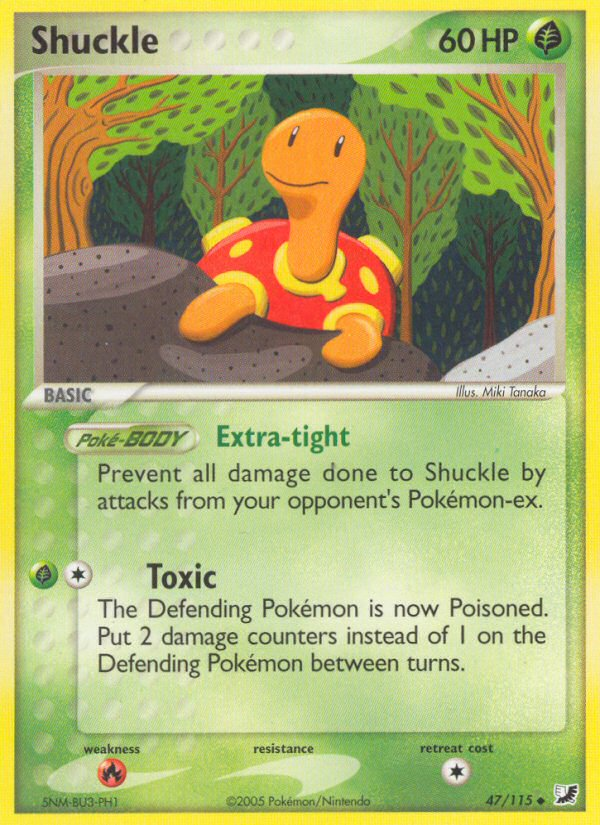 Shuckle (47/115) [EX: Unseen Forces] | Exor Games Truro