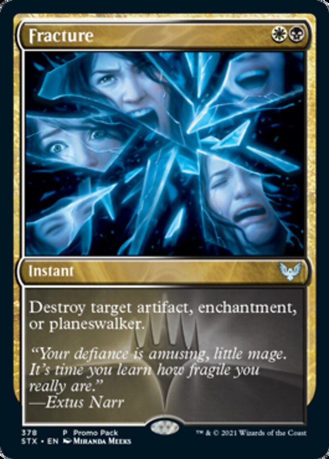 Fracture (Promo Pack) [Strixhaven: School of Mages Promos] | Exor Games Truro