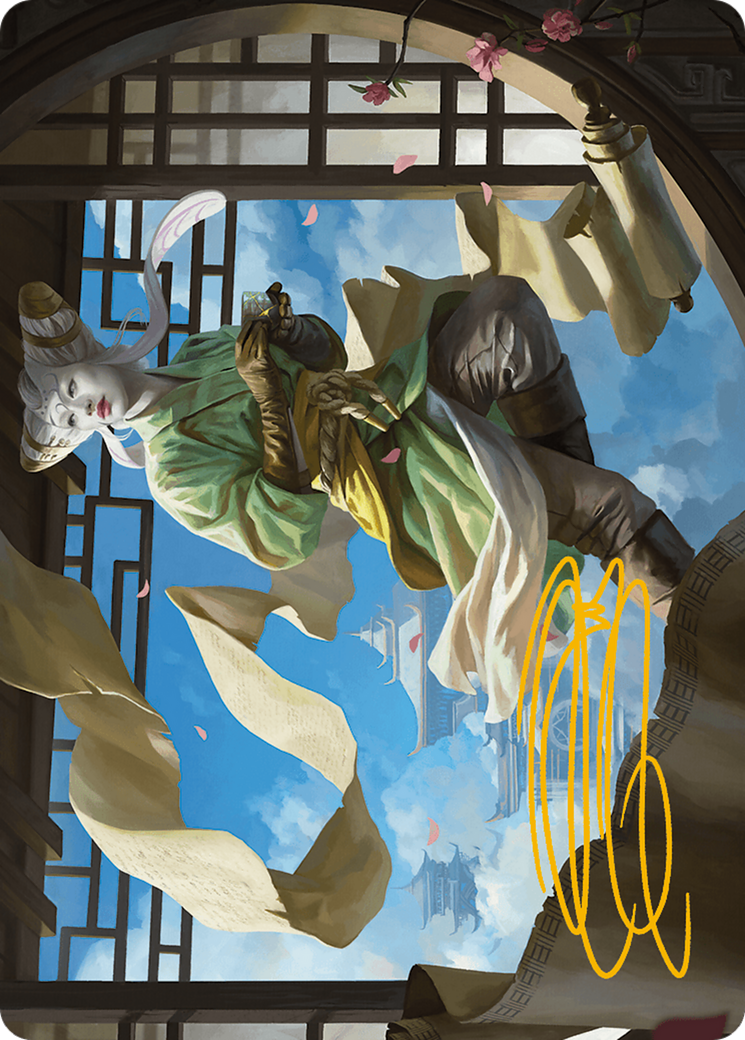 Tamiyo, Inquisitive Student Art Card (Gold-Stamped Signature) [Modern Horizons 3 Art Series] | Exor Games Truro