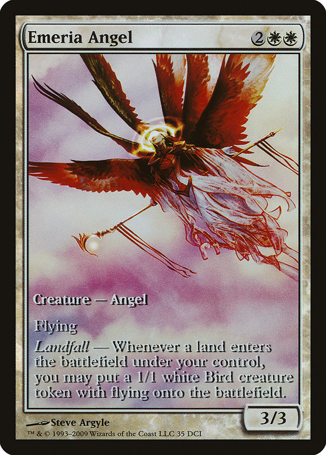 Emeria Angel (Game Day) (Extended Art) [Zendikar Promos] | Exor Games Truro