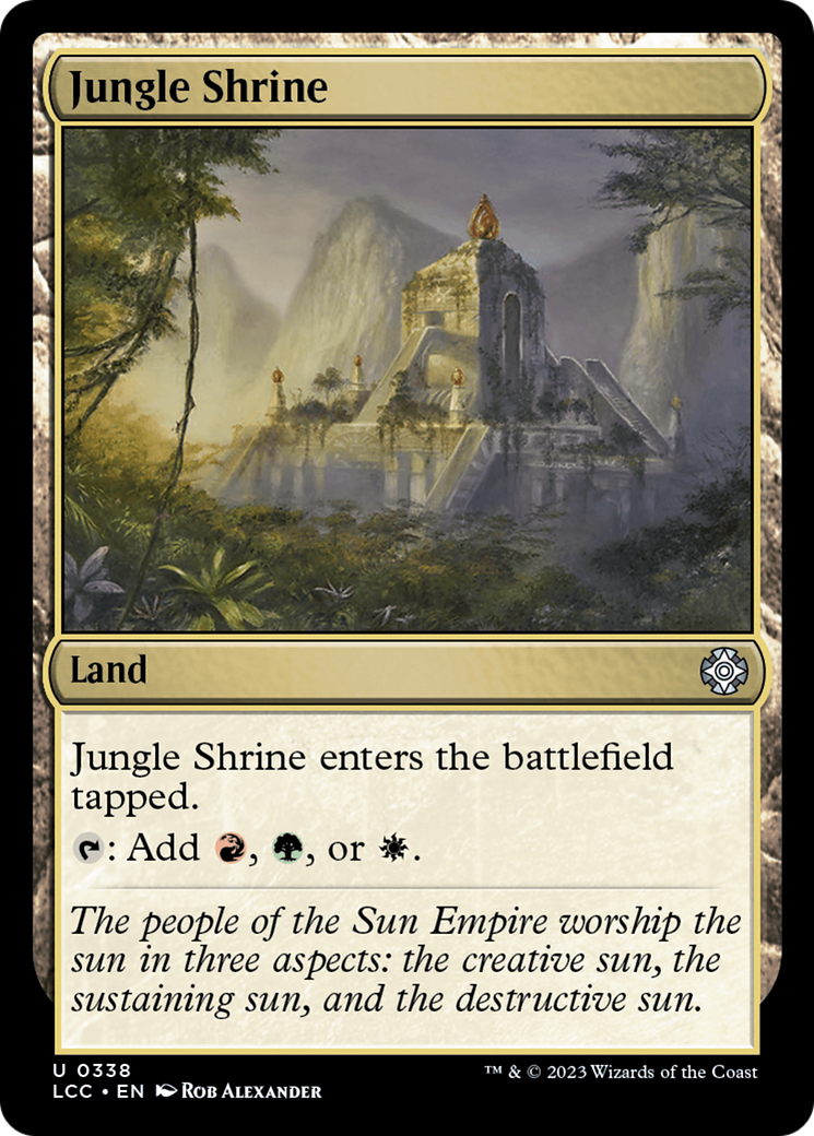 Jungle Shrine [The Lost Caverns of Ixalan Commander] | Exor Games Truro
