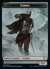 Zombie // Drake Double-Sided Token [Streets of New Capenna Commander Tokens] | Exor Games Truro