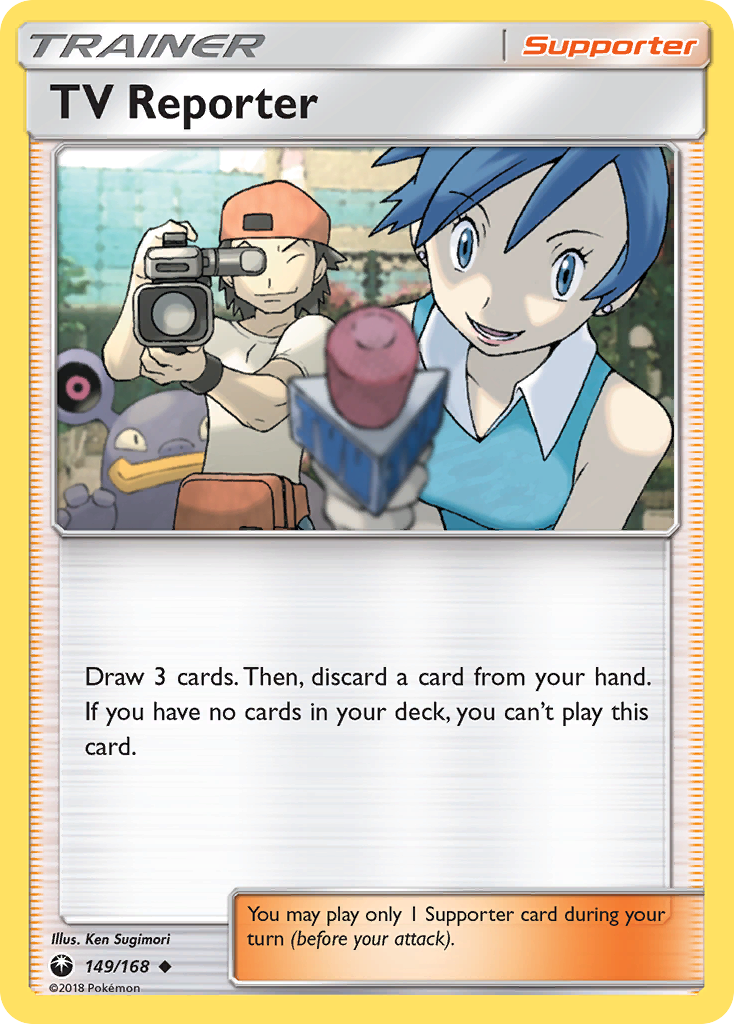 TV Reporter (149/168) [Sun & Moon: Celestial Storm] | Exor Games Truro