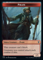 Pirate // Goblin Double-Sided Token [Commander Legends: Battle for Baldur's Gate Tokens] | Exor Games Truro