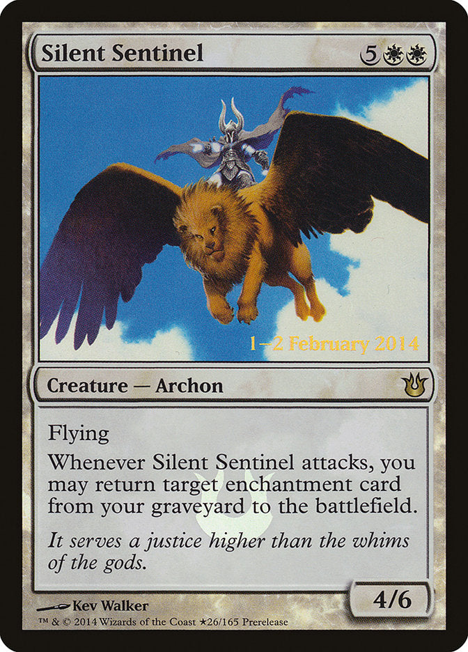 Silent Sentinel [Born of the Gods Prerelease Promos] | Exor Games Truro