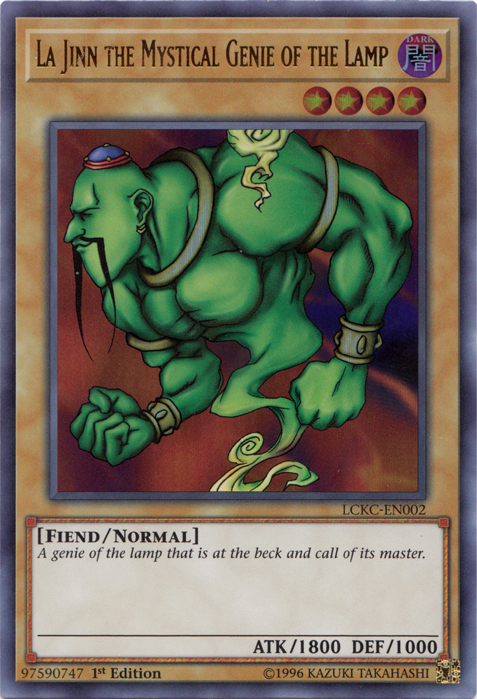 La Jinn the Mystical Genie of the Lamp [LCKC-EN002] Ultra Rare | Exor Games Truro