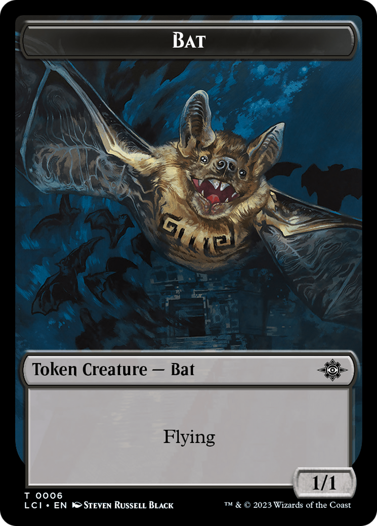 Bat Token [The Lost Caverns of Ixalan Tokens] | Exor Games Truro