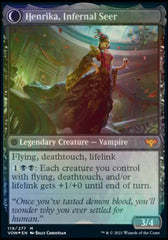 Henrika Domnathi // Henrika, Infernal Seer [Innistrad: Crimson Vow Prerelease Promos] | Exor Games Truro