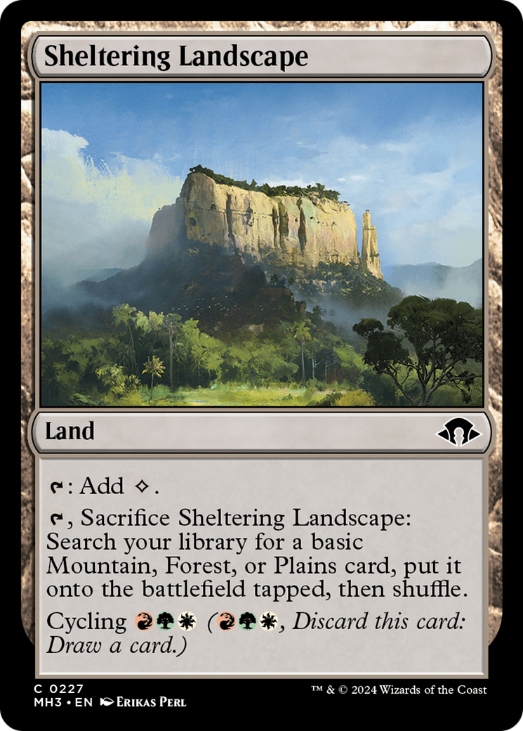 Sheltering Landscape [Modern Horizons 3] | Exor Games Truro
