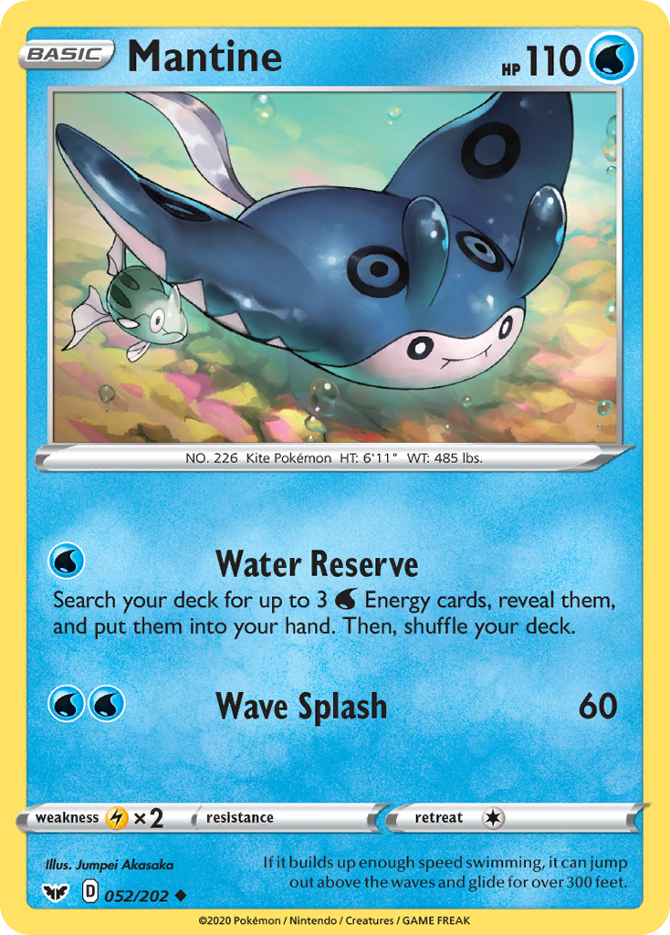 Mantine (052/202) [Sword & Shield: Base Set] | Exor Games Truro
