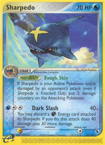 Sharpedo (22/109) [EX: Ruby & Sapphire] | Exor Games Truro