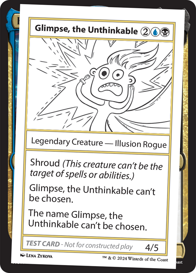 Glimpse, the Unthinkable [Mystery Booster 2 Playtest Cards] | Exor Games Truro