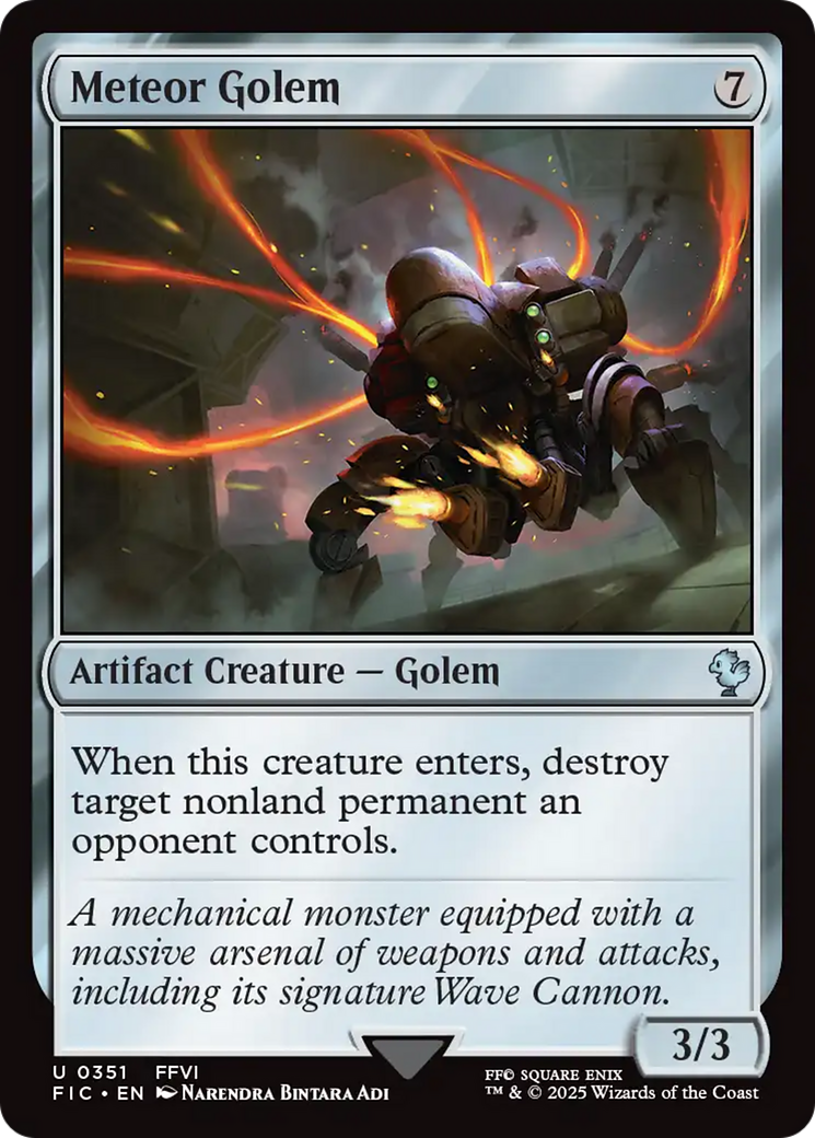 Meteor Golem [FINAL FANTASY Commander] | Exor Games Truro