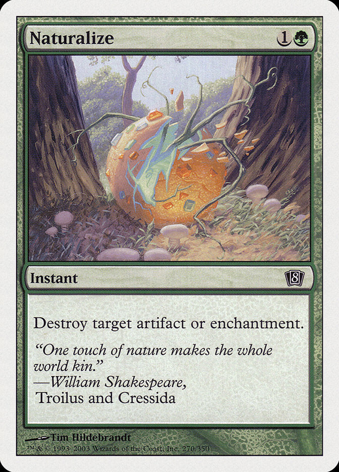 Naturalize (8th Edition) [Oversize Cards] | Exor Games Truro