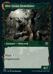 Burly Breaker // Dire-Strain Demolisher (Showcase Equinox) [Innistrad: Midnight Hunt] | Exor Games Truro