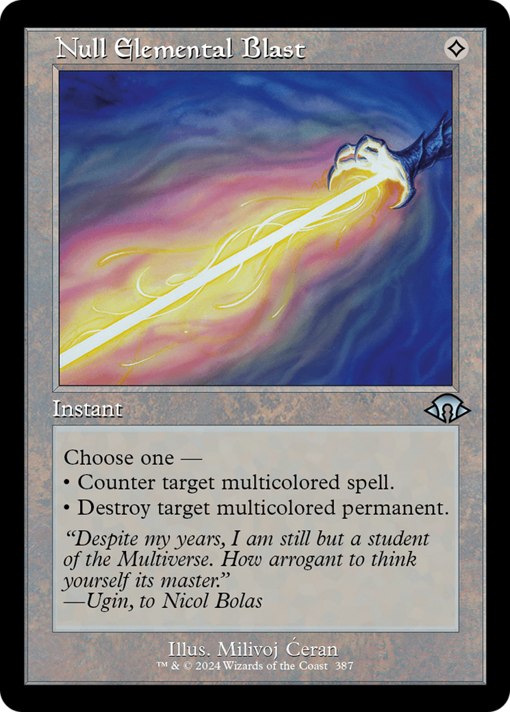 Null Elemental Blast (Retro) [Modern Horizons 3] | Exor Games Truro