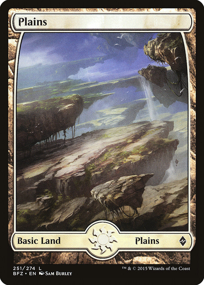 Plains (251) (Full Art) [Battle for Zendikar] | Exor Games Truro