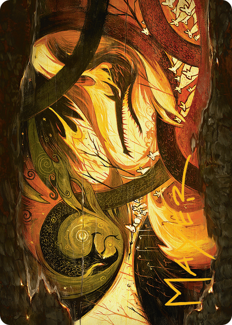 Season of Loss Art Card (Gold-Stamped Signature) [Bloomburrow Art Series] | Exor Games Truro