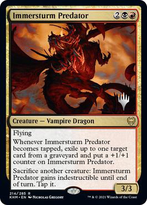 Immersturm Predator (Promo Pack) [Kaldheim Promos] | Exor Games Truro