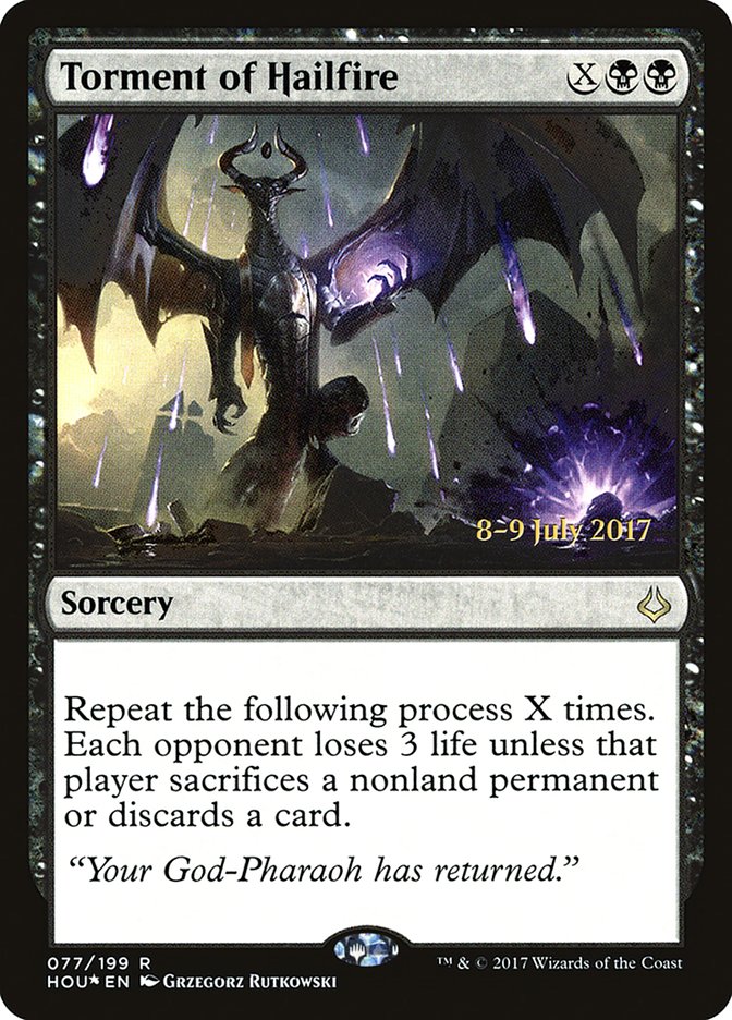 Torment of Hailfire [Hour of Devastation Prerelease Promos] | Exor Games Truro