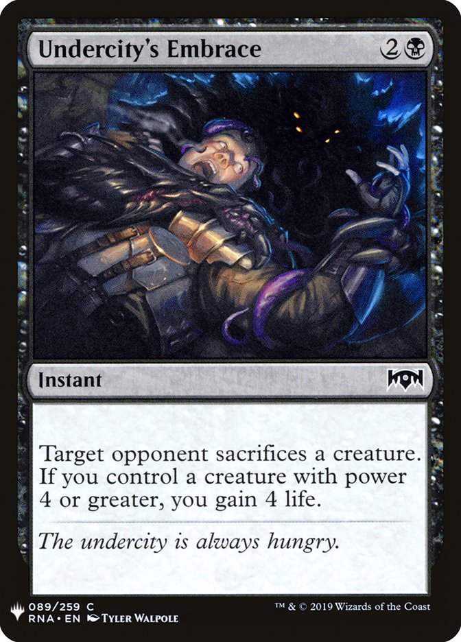 Undercity's Embrace [Mystery Booster] | Exor Games Truro