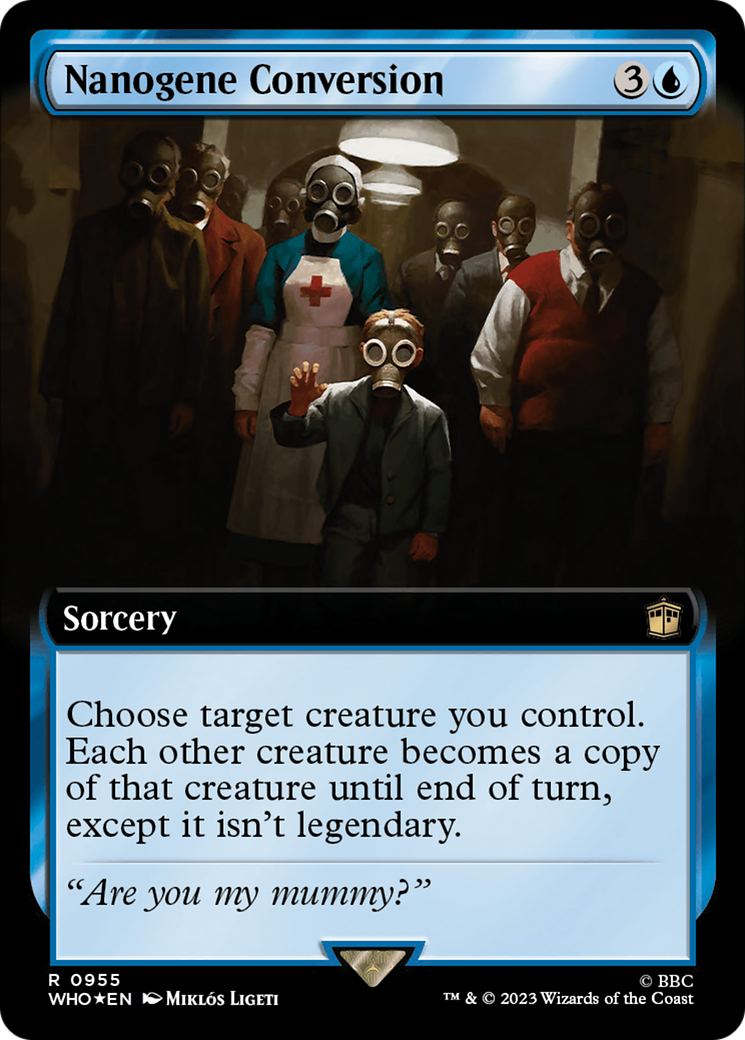 Nanogene Conversion (Extended Art) (Surge Foil) [Doctor Who] | Exor Games Truro