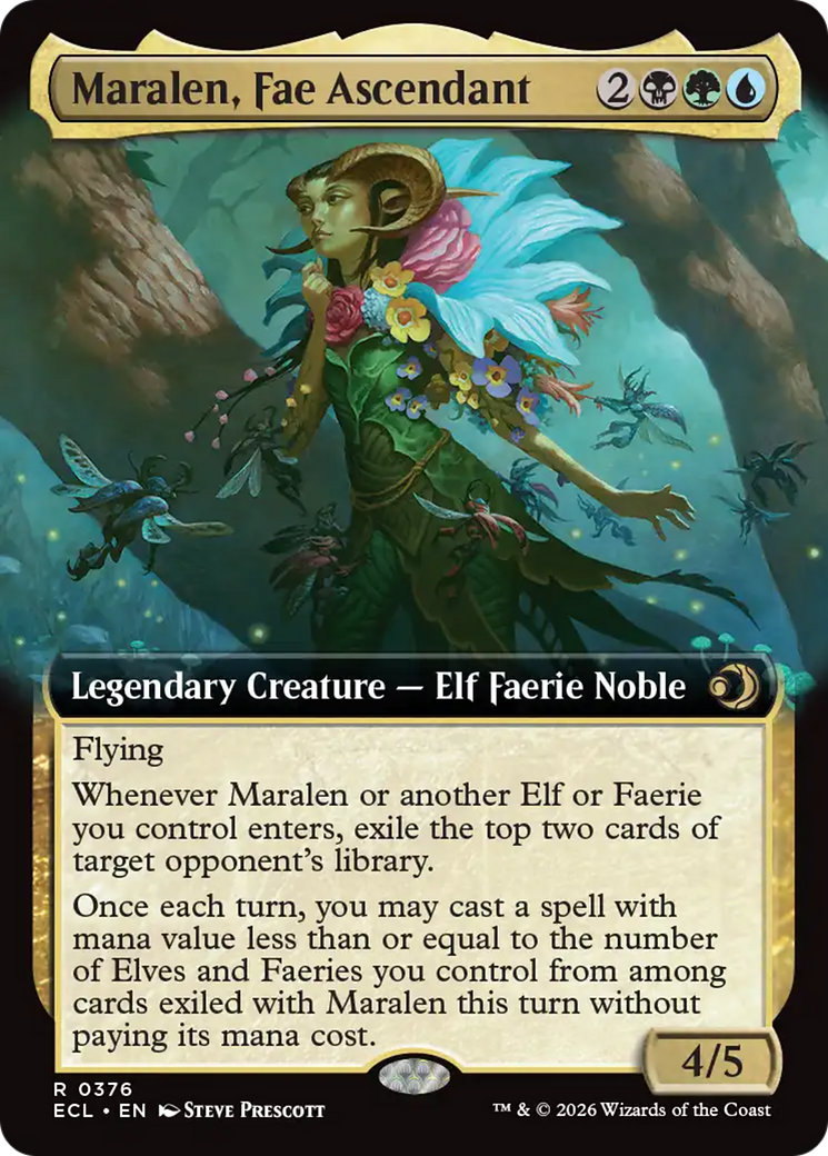 Maralen, Fae Ascendant (Extended Art) [Lorwyn Eclipsed] | Exor Games Truro