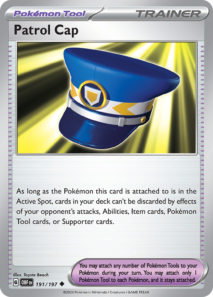 Patrol Cap (191/197) [Scarlet & Violet: Obsidian Flames] | Exor Games Truro