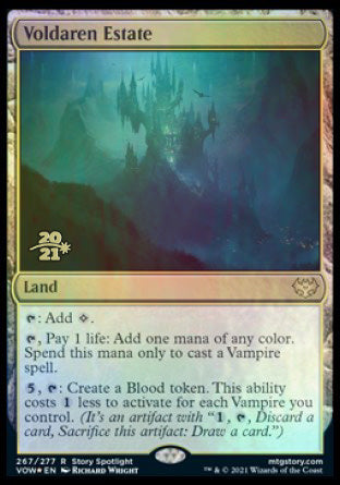 Voldaren Estate [Innistrad: Crimson Vow Prerelease Promos] | Exor Games Truro