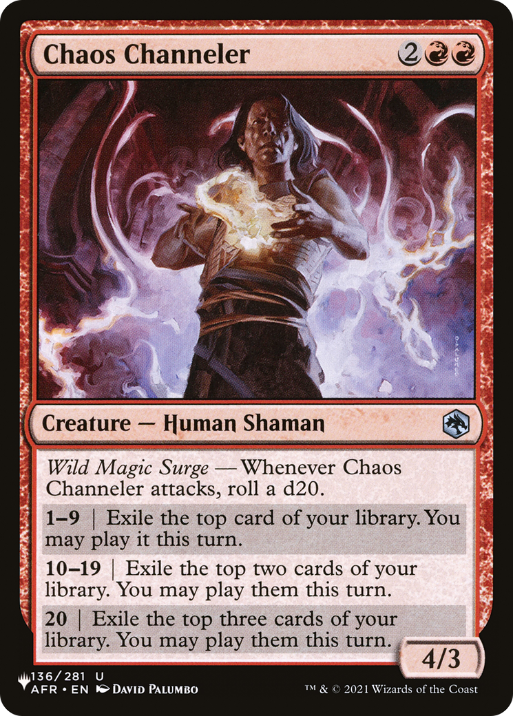 Chaos Channeler [The List] | Exor Games Truro