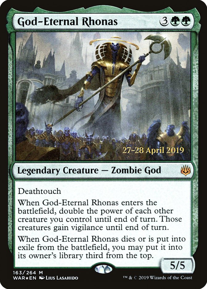 God-Eternal Rhonas [War of the Spark Prerelease Promos] | Exor Games Truro