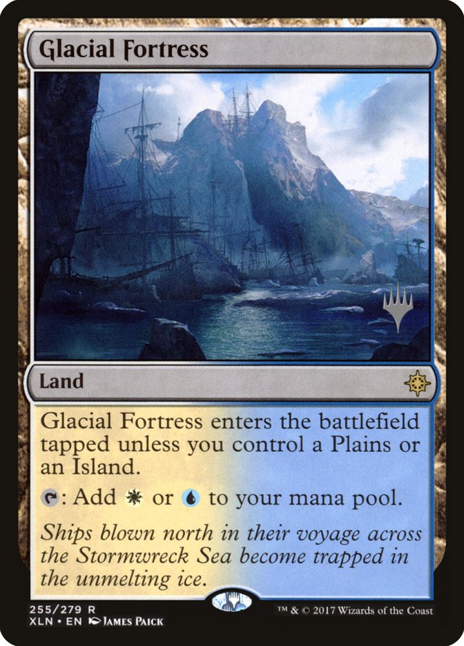 Glacial Fortress (Promo Pack) [Ixalan Promos] | Exor Games Truro