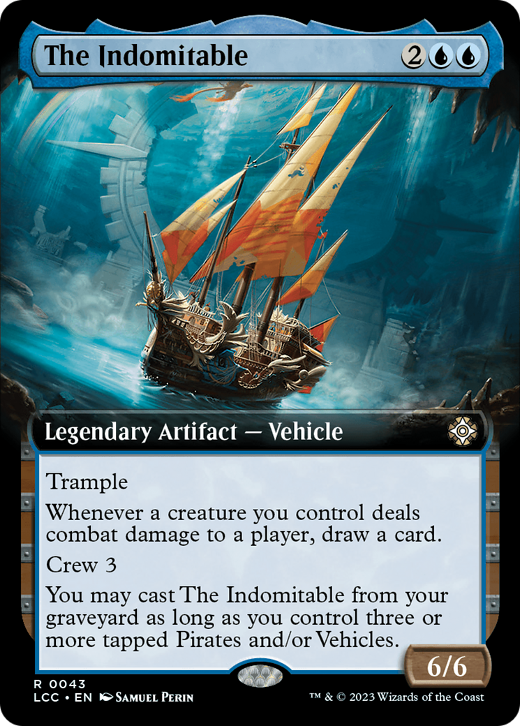 The Indomitable (Extended Art) [The Lost Caverns of Ixalan Commander] | Exor Games Truro