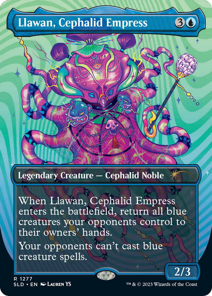 Llawan, Cephalid Empress (Borderless) [Secret Lair Drop Series] | Exor Games Truro