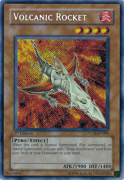 Volcanic Rocket [FOTB-EN000] Secret Rare | Exor Games Truro