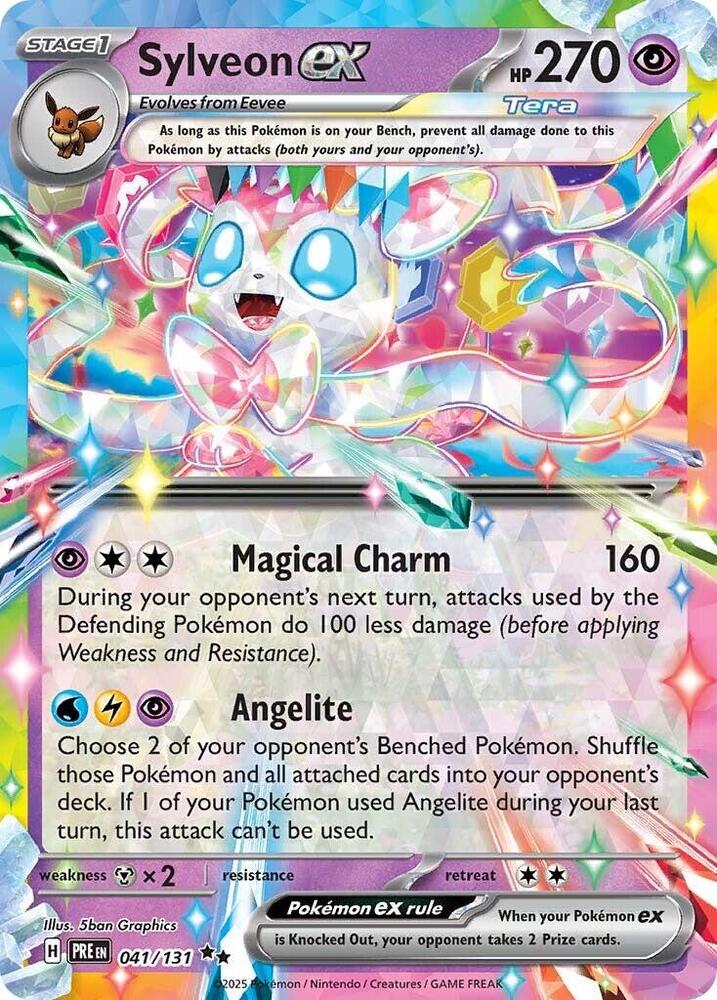 Sylveon ex (041/131) [Scarlet & Violet: Prismatic Evolutions] | Exor Games Truro