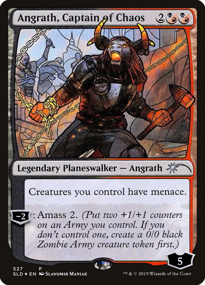 Angrath, Captain of Chaos (Stained Glass) [Secret Lair Drop Promos] | Exor Games Truro