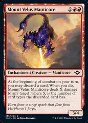 Mount Velus Manticore [Modern Horizons 2] | Exor Games Truro