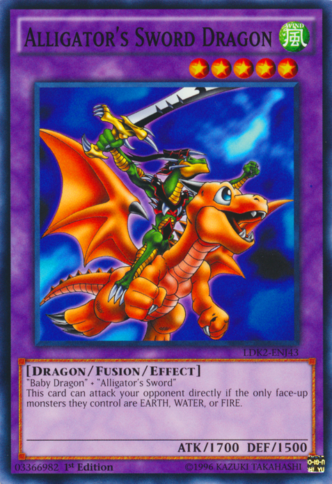 Alligator's Sword Dragon [LDK2-ENJ43] Common | Exor Games Truro