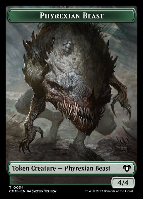 Eldrazi Scion // Phyrexian Beast Double-Sided Token [Commander Masters Tokens] | Exor Games Truro