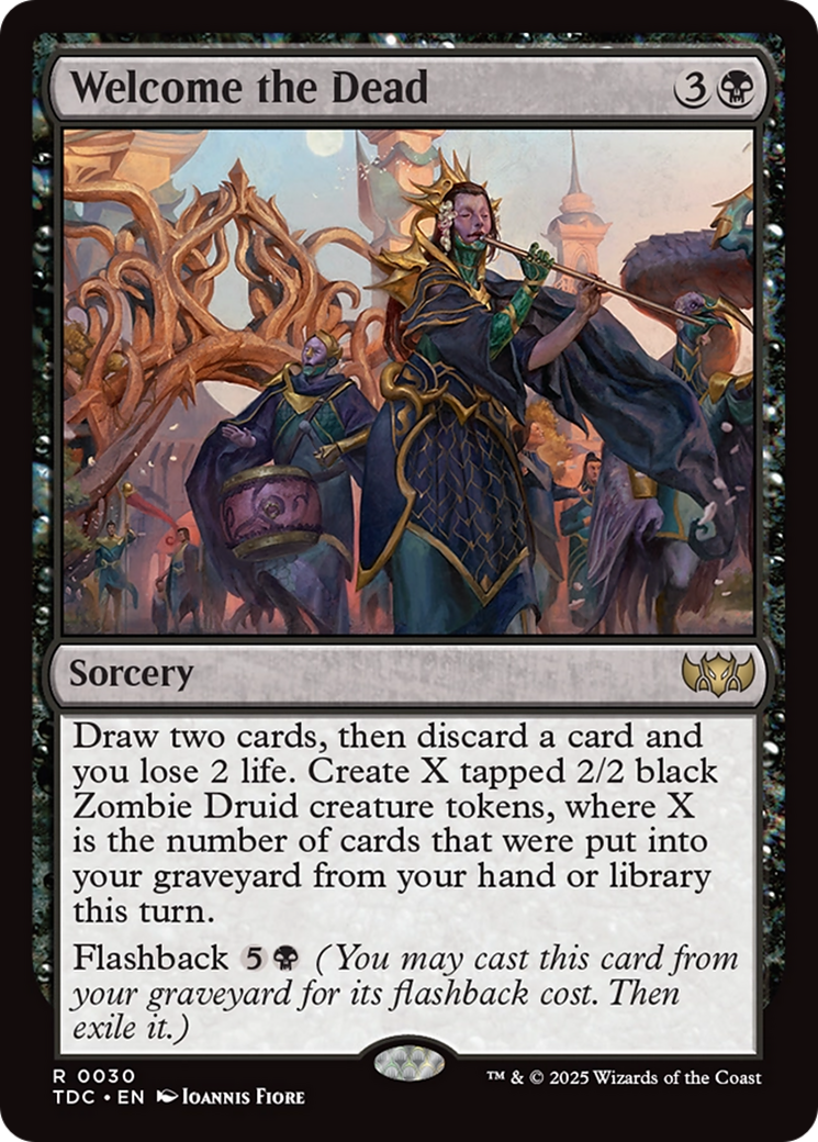 Welcome the Dead [Tarkir: Dragonstorm Commander] | Exor Games Truro