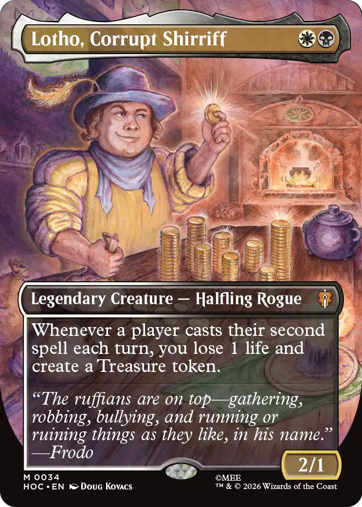Lotho, Corrupt Shirriff (Borderless) [The Hobbit: Eternal-Legal] | Exor Games Truro