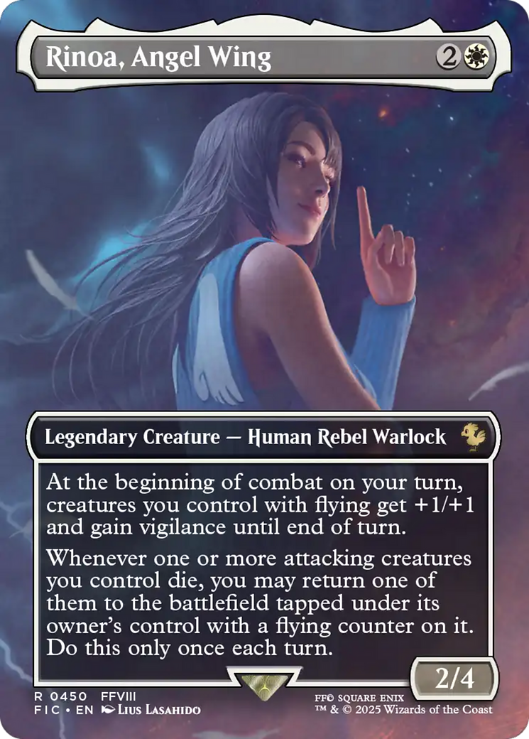 Rinoa, Angel Wing (Borderless) [FINAL FANTASY Commander] | Exor Games Truro