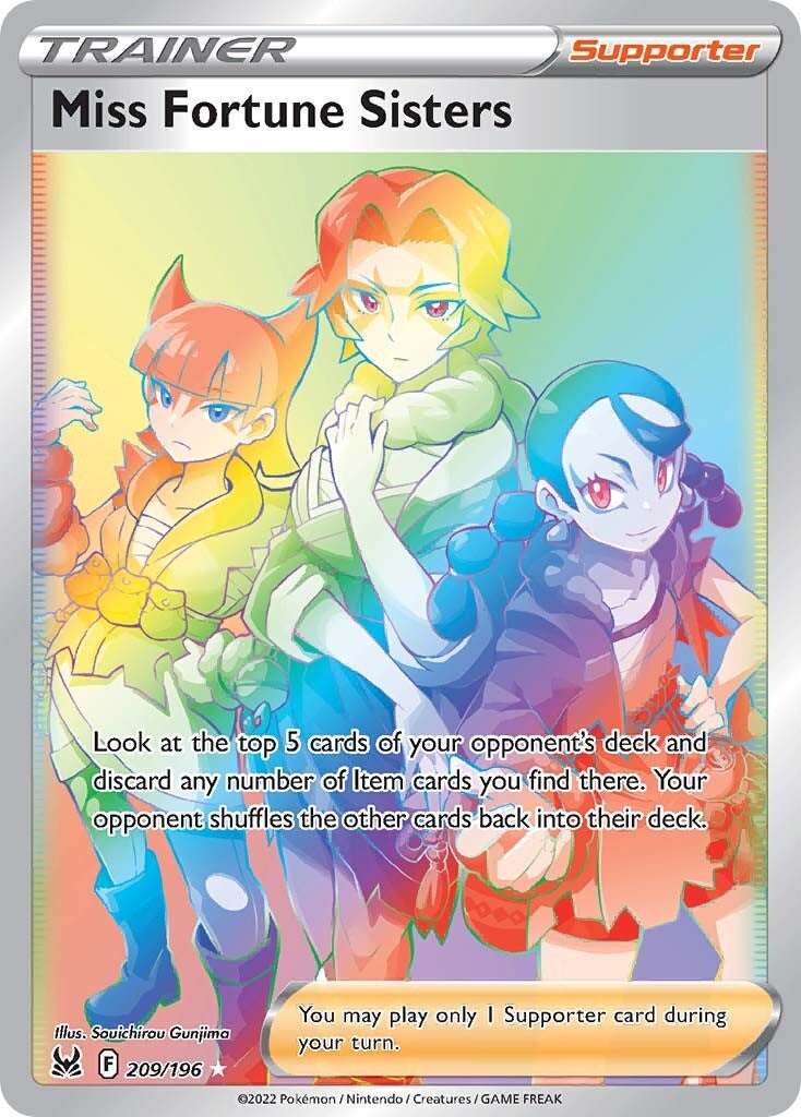 Miss Fortune Sisters (209/196) [Sword & Shield: Lost Origin] | Exor Games Truro
