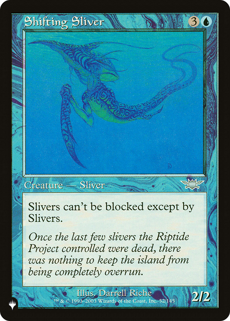 Shifting Sliver [The List Reprints] | Exor Games Truro