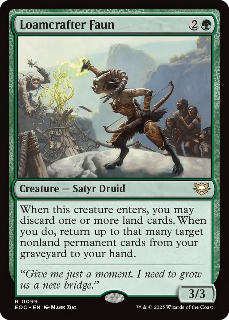 Loamcrafter Faun [Edge of Eternities Commander] | Exor Games Truro